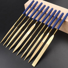 优质镀钛金刚石锉刀3/4/5mm套装什锦锉耐磨打磨抛光合金整型工具