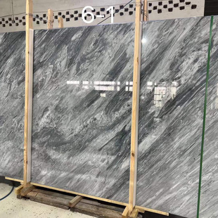 Florence Gray Indoor Staircase Marble Step Board Modern Natural Stone Step Floor Stone