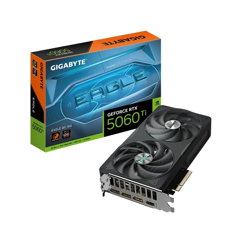 Новая GeForce RTX 5060 Ti EAGLE OC 16Г, компактная игровая карта для киберспорта с AI