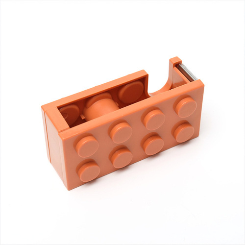 Building block tape holder tape machine small stationery tape tearer desktop tape cutter transparent tape machine