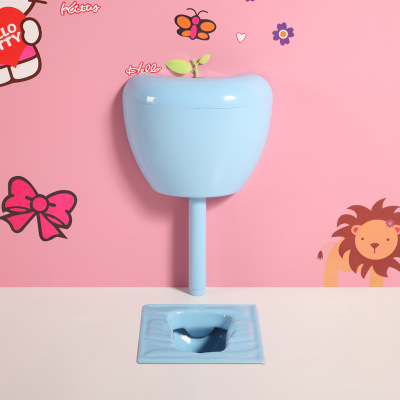 Suministro directo de fábrica kindergarten niños dibujos animados color cuclillas pan cerámica urinario en cuclillas pozo cuclillas inodoro en stock image 16