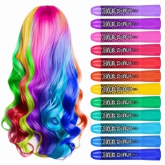 12色の水性ヘアカラーの髪の色は洗いやすいです。携帯に便利な色は鮮やかです。
