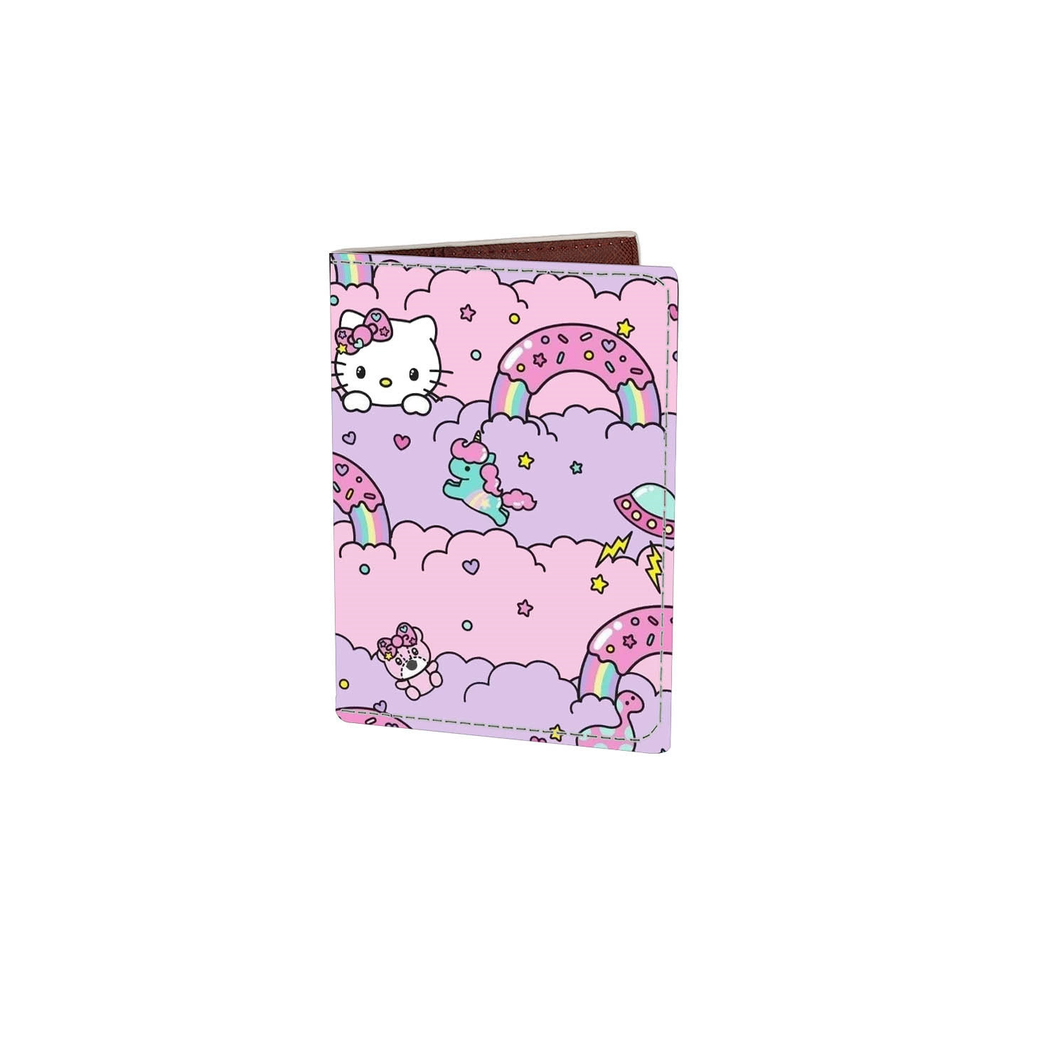 Cross-border TEMU отправляет JIT Xiyin Shein Travel KT кошка паспортная сумка Sanrio ID папка для печати