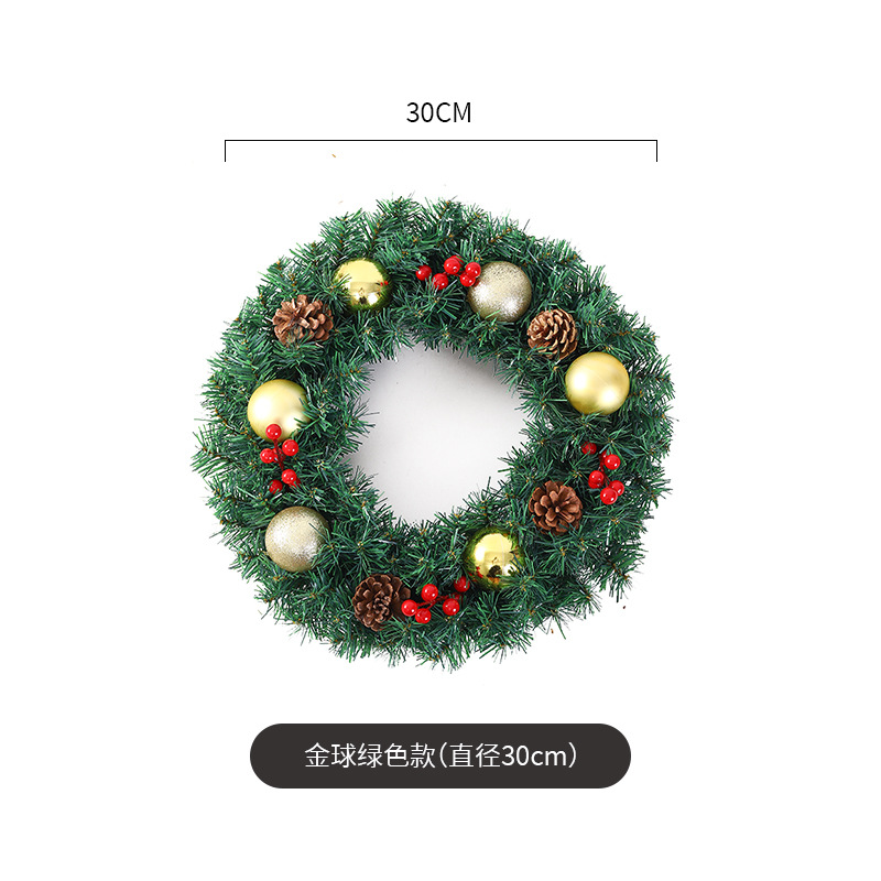 Amazon popular guirnalda de Navidad ratán 40/50/60cm decoración de Navidad Garland decoración escena diseño