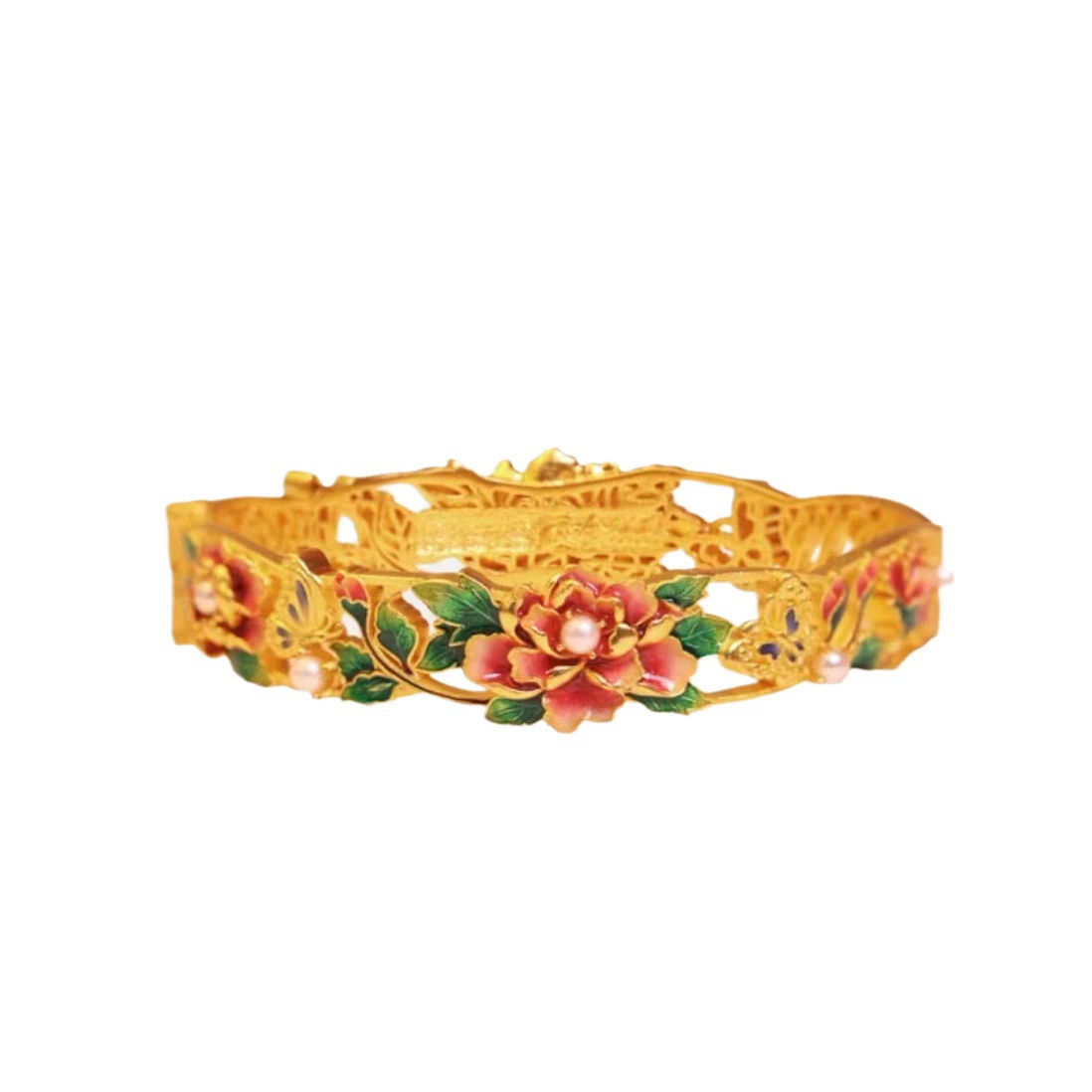 Древний французский Burning Blue Country Sky Fragrant Bracelet Vietnamese Sand Gold Women's Bracelet Copper Gold Plating Glosure Nets