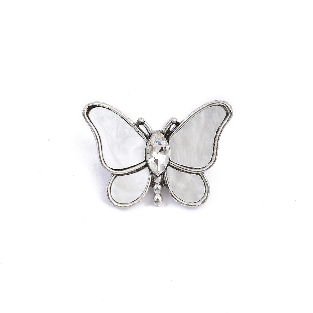 15g Weight Brooches Classification Daily Occasion Alloy Material Butterfly Pattern Women'S Gender Plating Design Fashion Style Fashion Pin Butterfly Alloy Plating Women'S Brooches 12