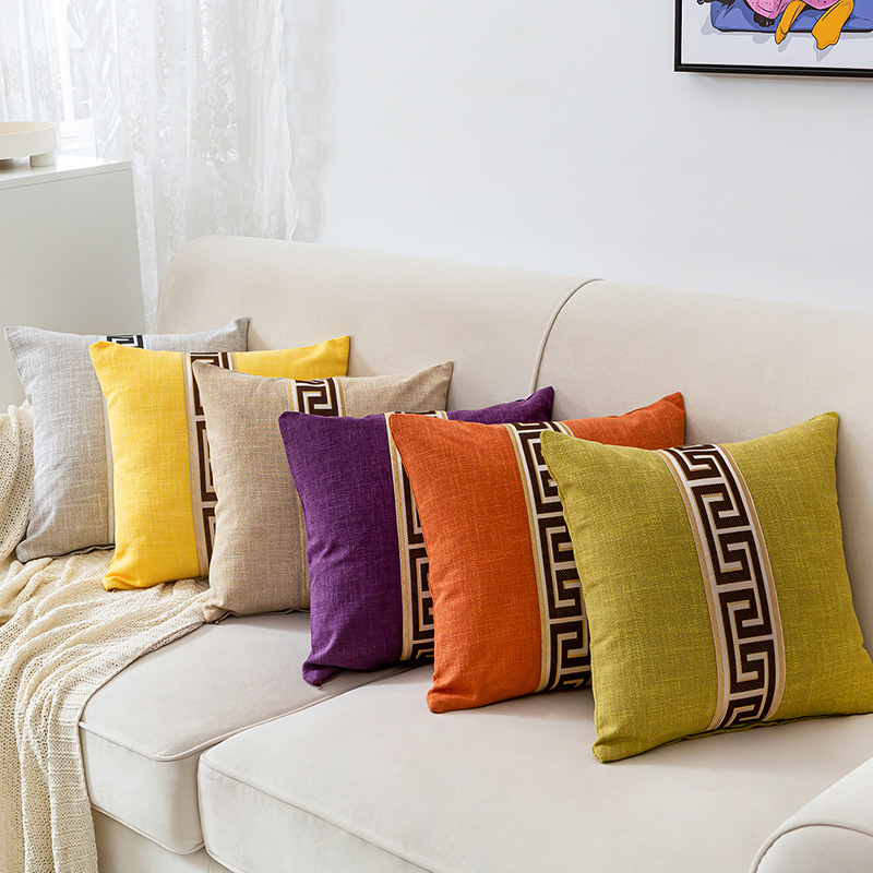 家居美式抱枕靠墊辦公室座椅沙發裝飾家居用品沙發墊套批發