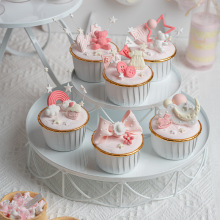 蛋糕模型仿真甜甜圈雪糕粉色假甜品装饰摆件可爱儿童生日拍照道具