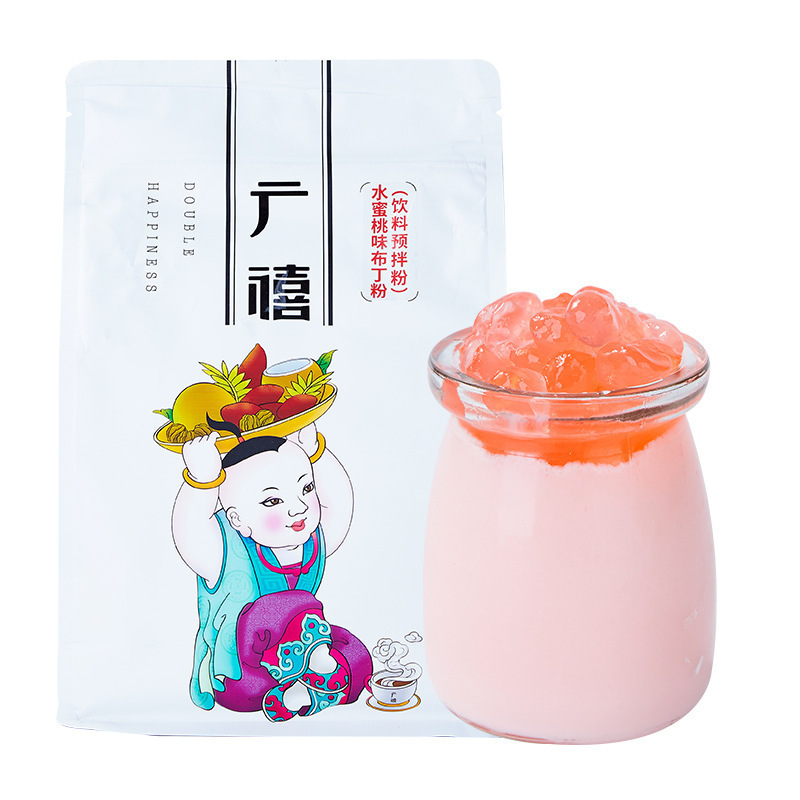 广禧豆花布丁粉1kg 果冻粉家用商用自制冰豆乳椰奶豆腐奶茶店|undefined