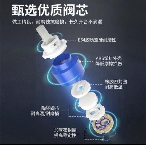 Wholesale copper mixing valve shower faucet shower set bathroom bathtub mixing switch triple hot and cold faucet