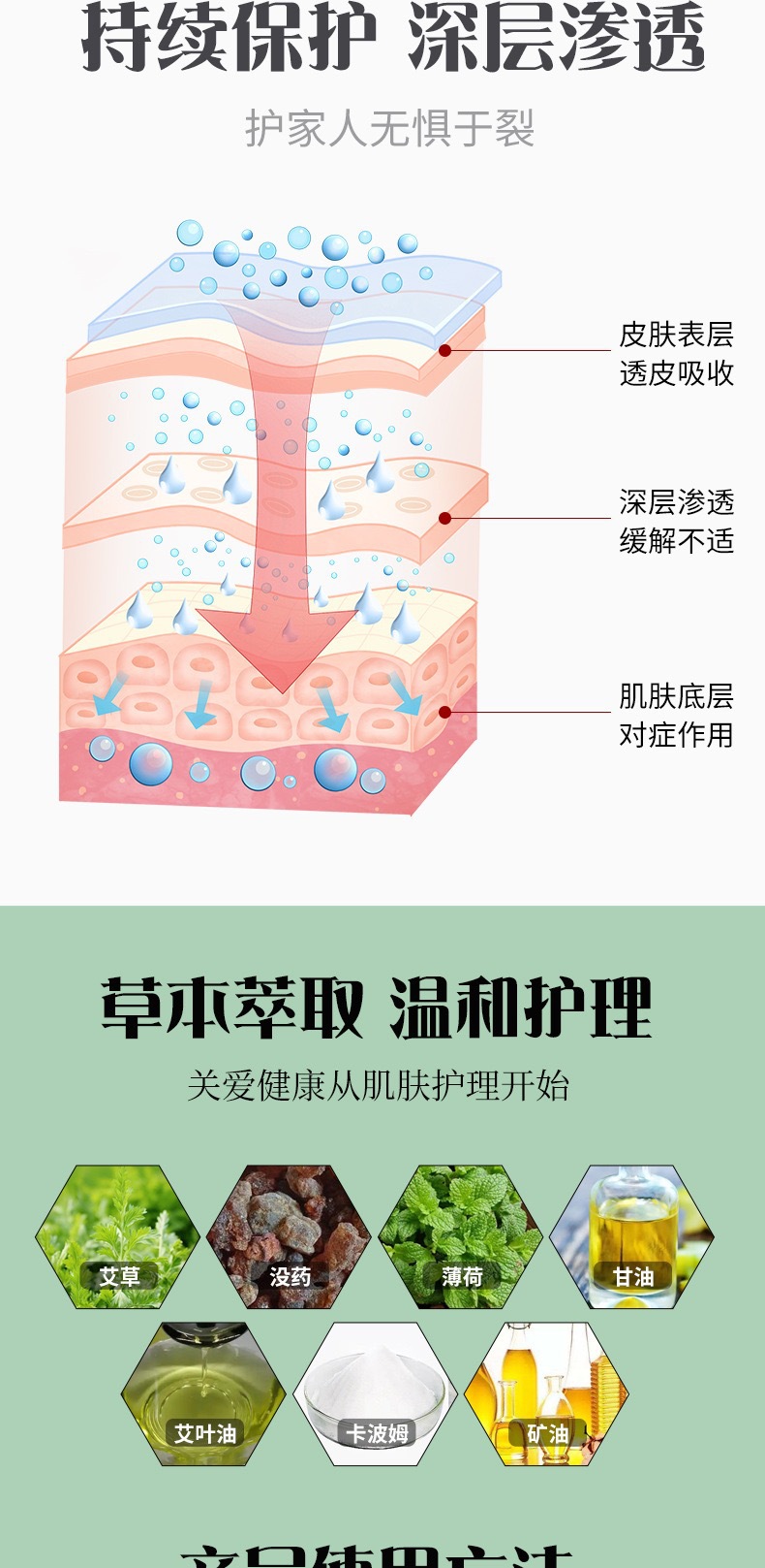 Mifutang Mugwort Little Butter Balm 20g Ai Cao Herbal Skin Care Cream for Body and Home Wellness quality and texture