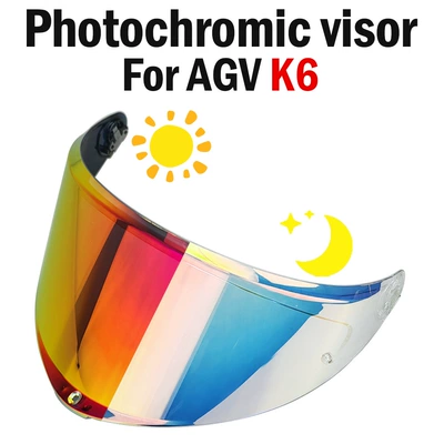 changing lens x14 pista, Dəbilqə (Kaska) aksesuarları - k6-aurora-red-color-changing