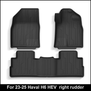 23-25 Haval H6 Hev sağ sükanlı avtomobillər üçün xüsusi TPE döşəklər