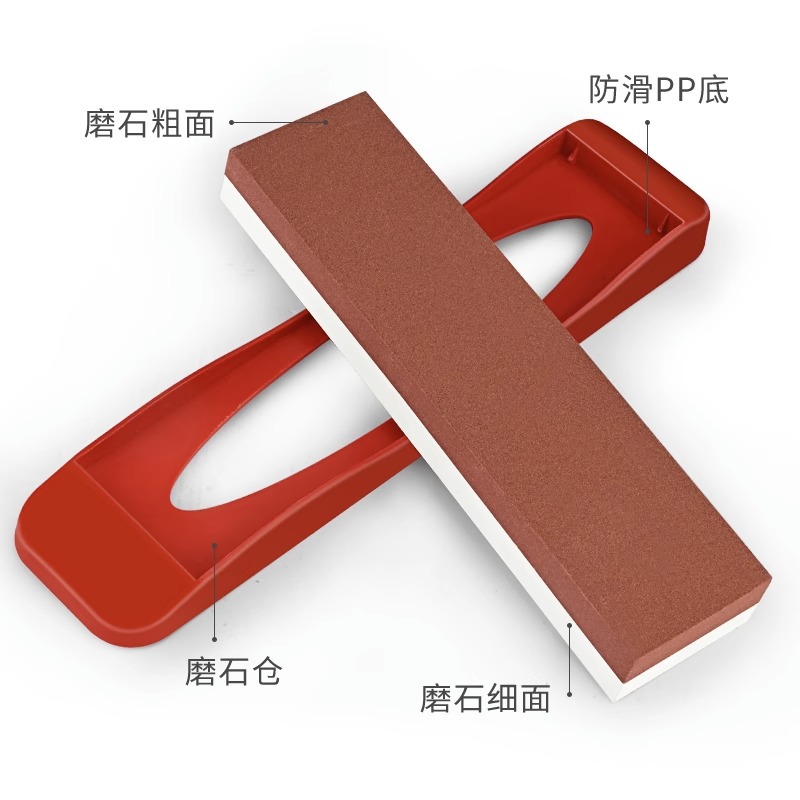 Herramientas profesionales rápidas de doble cara para cocineros gran cantidad de regalos de afilador de piedra cuchillo de cocina doméstico en stock ajustable corindón blanco image 5