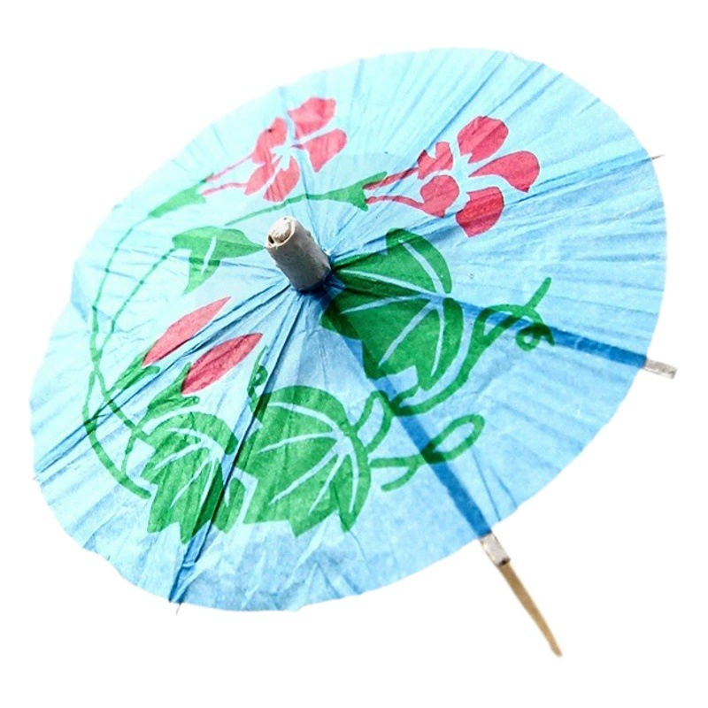 Цветок Бумага Маленький Зонтик Фруктовый Знак Фламинго Бабочка Искусство Холодные Блюда Блюдо Творческий Коктейль Украшение Знак Десерт Знак