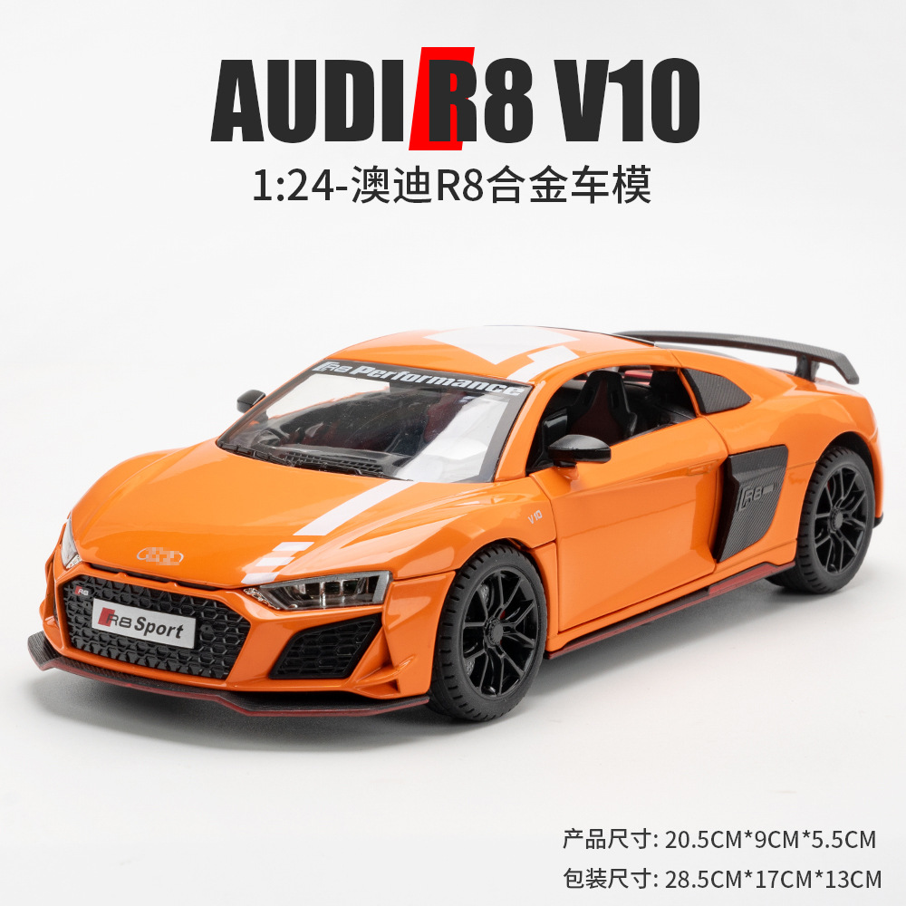 [Window box] 1:24 Audi r8-orange