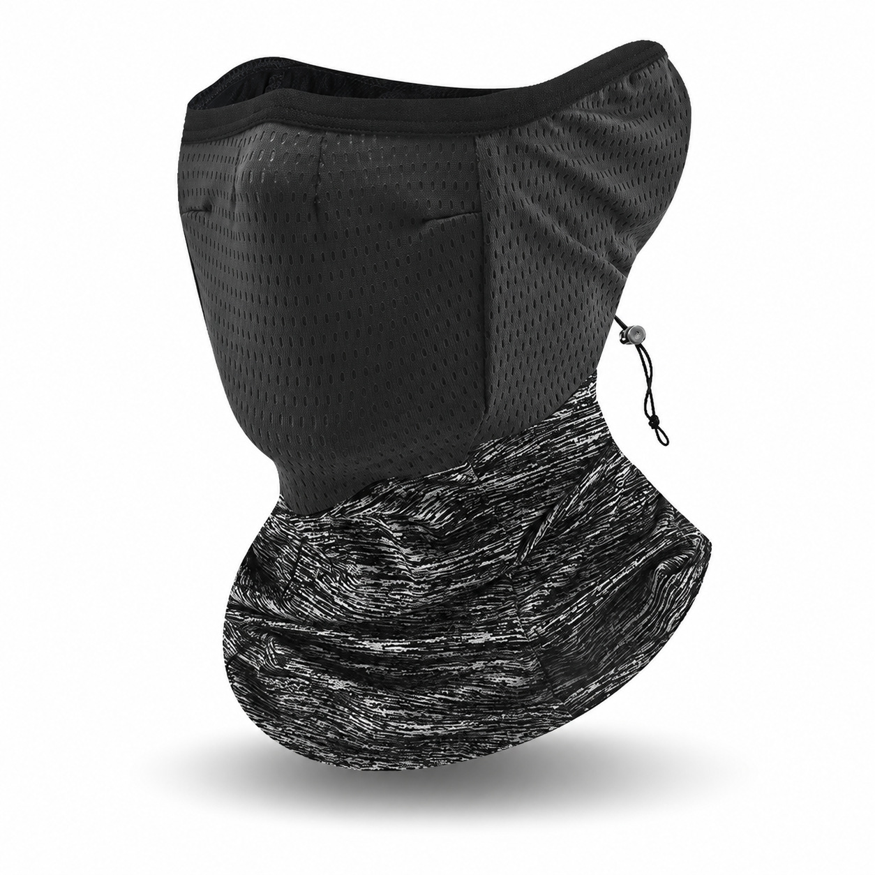 Hielo protector solar máscara de ciclismo transpirable unidireccional anti-violeta secado protector facial cubierta de cuello de verano al aire libre
