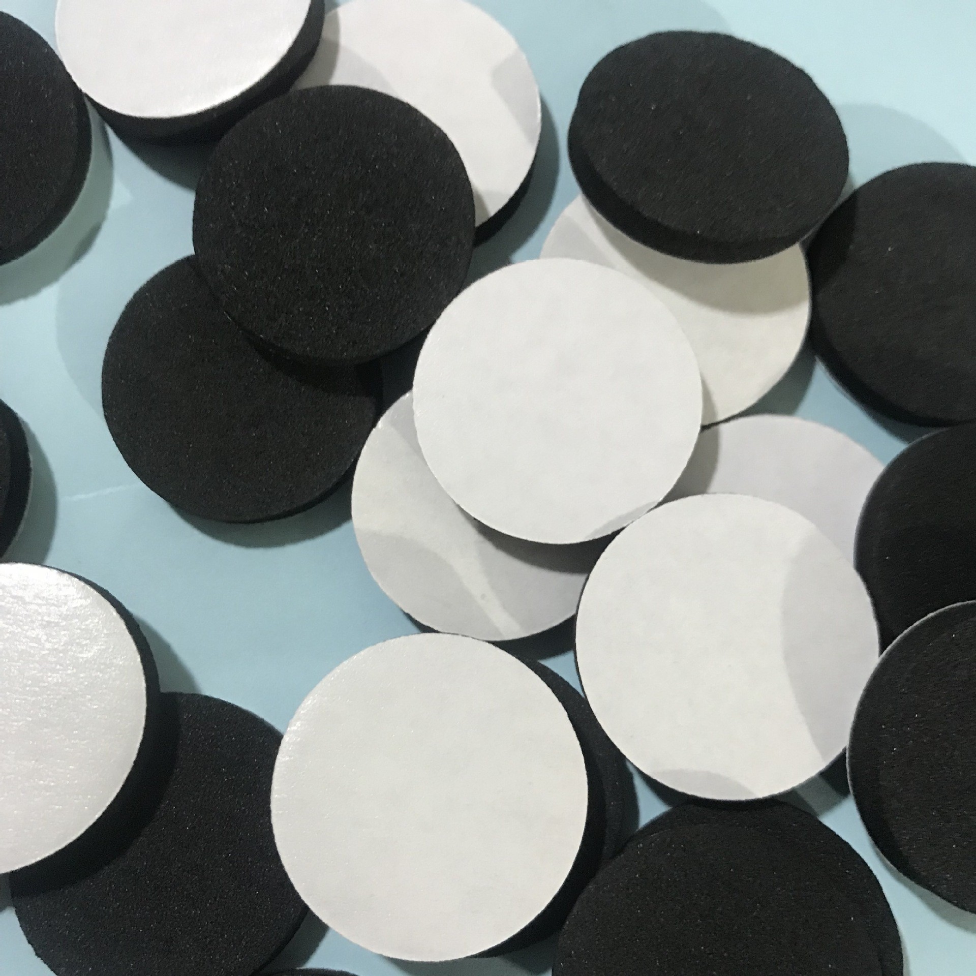 圆形刀模磁力进口双面胶贴橡胶磁软磁片教学磁对吸磁贴异性可裁剪