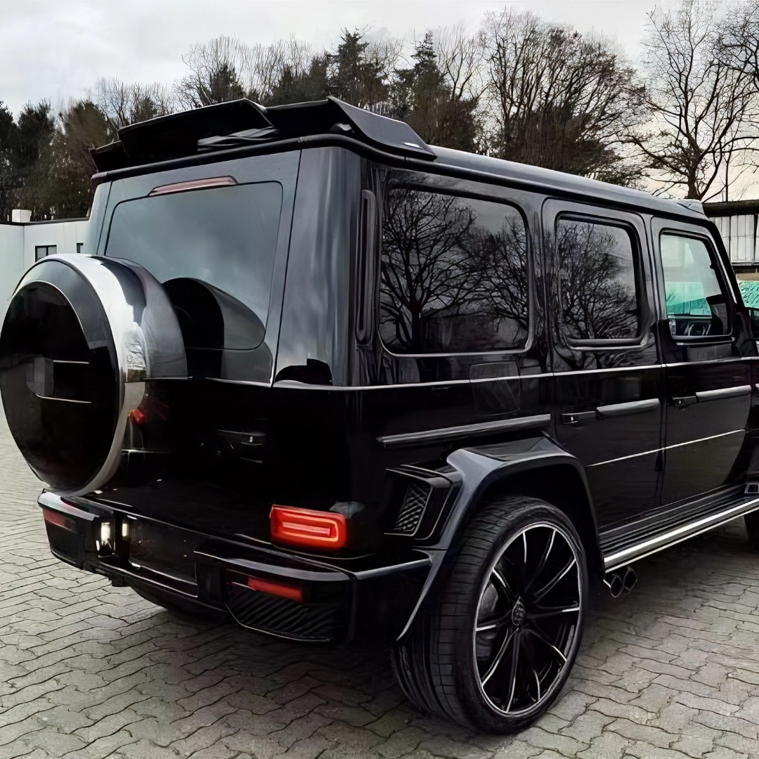 Suitable for 18-26 Mercedes-Benz G-Class W464 W465 Brabus style top spoiler, rear spoiler, fixed wing, made of ABS material