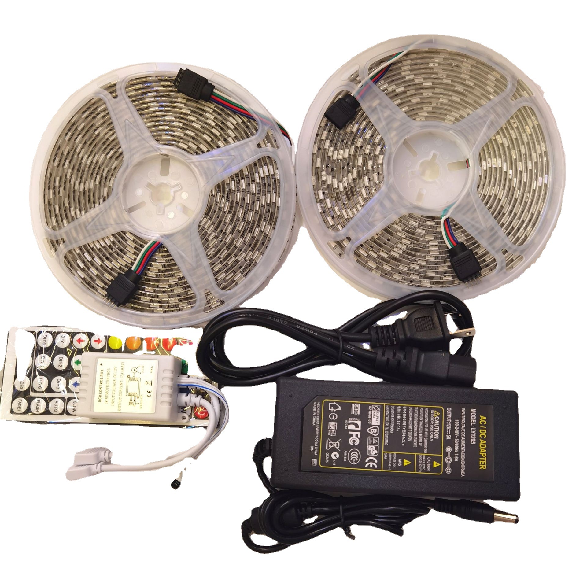 LED 스트립 5050RGB 세트 소프트 스트립 12V 휴대 전화 블루투스 APP 코팅 방수 다채로운 색상 변경 발광 스트립