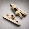 Sandals with velcro, leather beach trend beach footwear, slide, slippers, genuine leather, 2023 collection, cowhide, soft sole