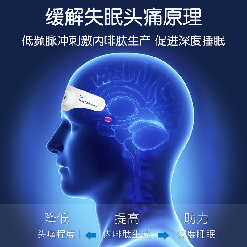 家庭用睡眠器具、睡眠時バイオクロノメーター調整、微電流療法、片頭痛、不眠症、うつ病、睡眠補助器具|undefined
