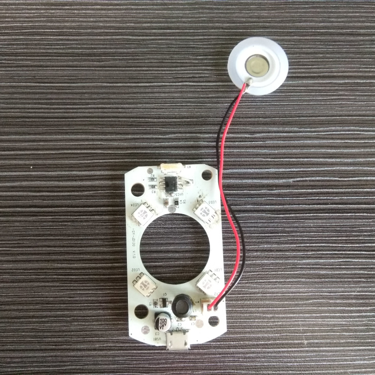 创意新款1号杯加湿器PCBA电路主板usb七彩夜灯控制板厂家