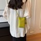 Summer Summer Super Hot Crossbody Small Bag Girls New Green Mini Walking Texturized Niche Mobile Phone Bag