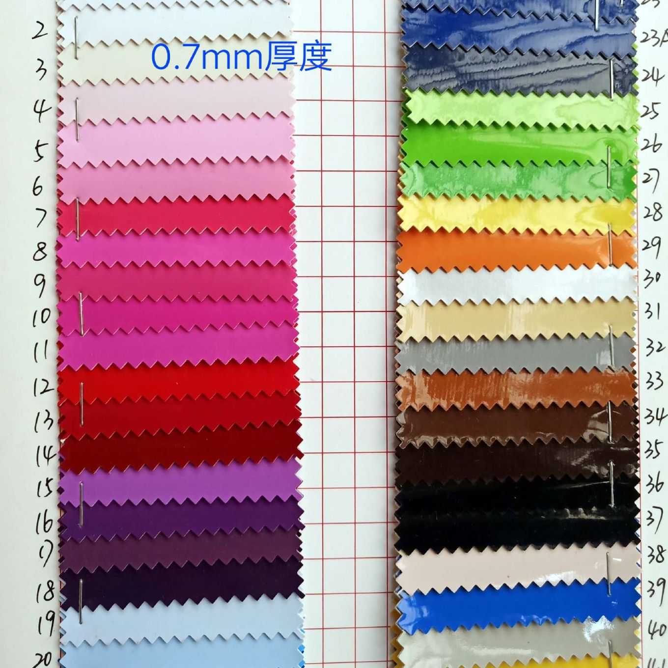 环保皮革   0.7镜面PVC皮革    PVC光胶  镜面革    箱包革