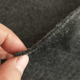 现货2㎜黑色60%羊毛化纤混合不织布家居家纺幼儿园手工DIY用