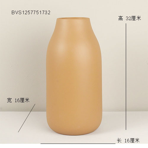 매트 다크 브라운 커피 16*16*32cm