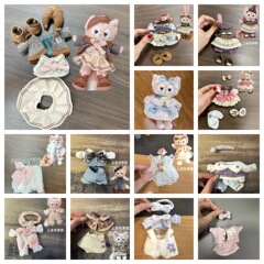 【子供服15センチ】玲娜貝児ストラップ人形服着せ替え貝児星黛露立ち姿ストラップ