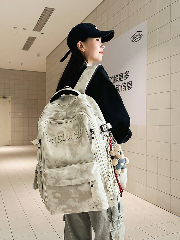 大容量カバン男女韓国版シンプルな高校大学生パソコン旅行リュックサック中学生リュックサック