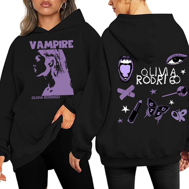 Amazon Guts Olivia Rodrigo Hooded Sweatshirt Autumn and Winter Olivia Rodrigo