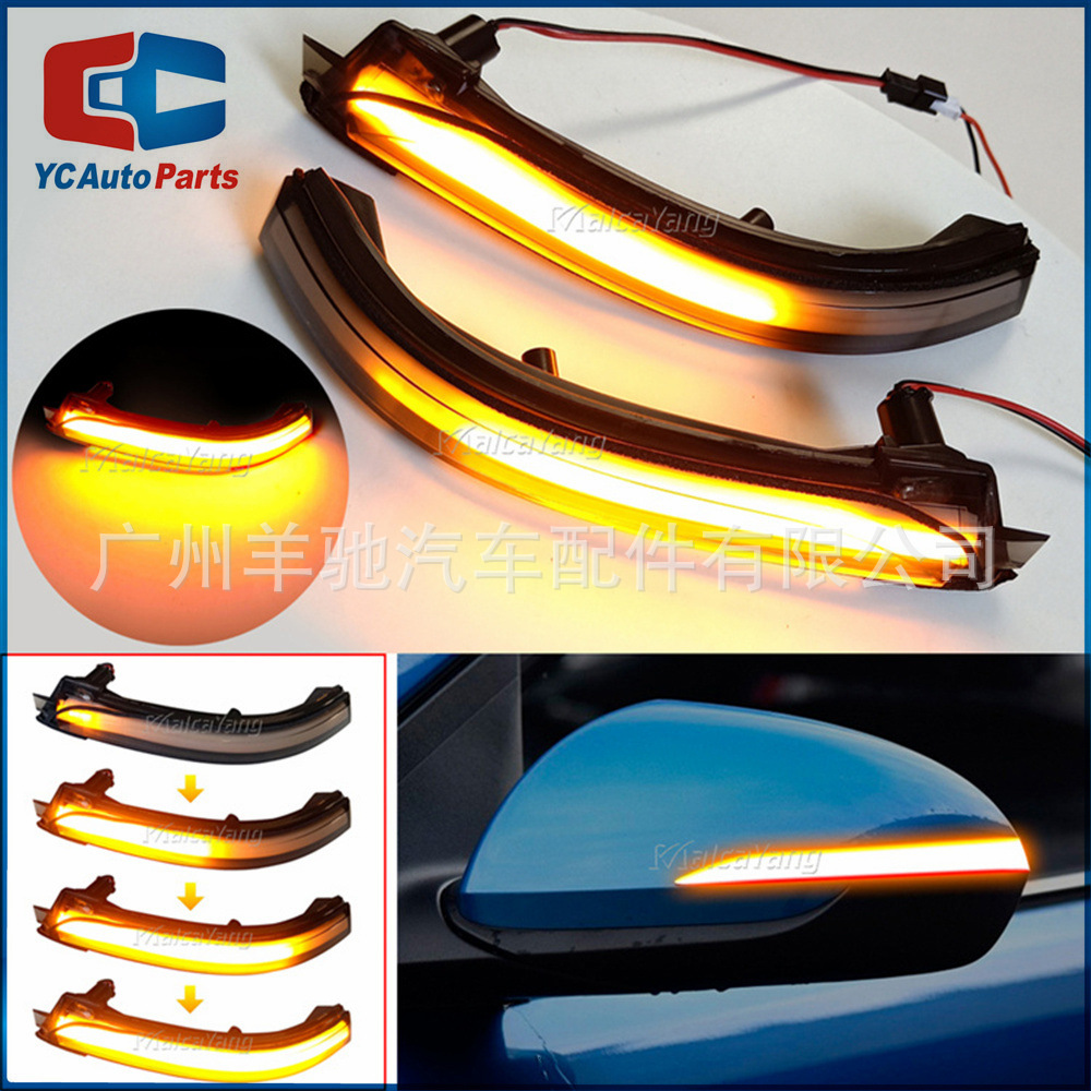 Aplicable a la moderna líder Elantra 2016 corriendo Luz De Agua LED espejo retrovisor intermitente Luz señal giro