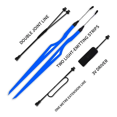 Light Network Red Led – Cold light sheet - blue