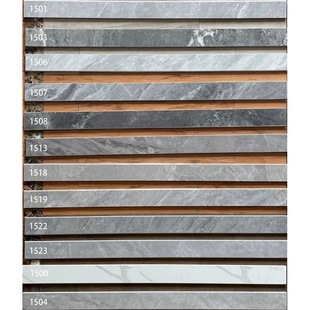 Full Ceramic Skirting Tile Living Room 80cm Gray-White Skirting 10Cm8Cm Modern Simple Corner Line