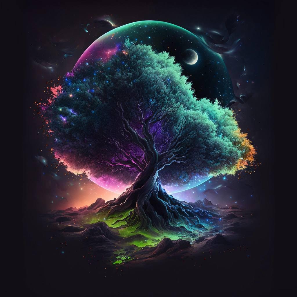 Pequeño libro rojo nuevo lleno de pintura de diamante árbol de vida DIY bordado de diamante pintura decorativa sala de estar fábrica de suministro transfronterizo al por mayor