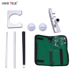 Manufacturer's best-selling golf putter, three-section detachable folding portable combination club set, putter gift box