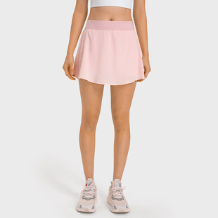 merillat merillat Spring and Summer New Jacquard with Pocket Outdoor Ice Quick-drying Fake Two-piece Tennis Skirt for Women