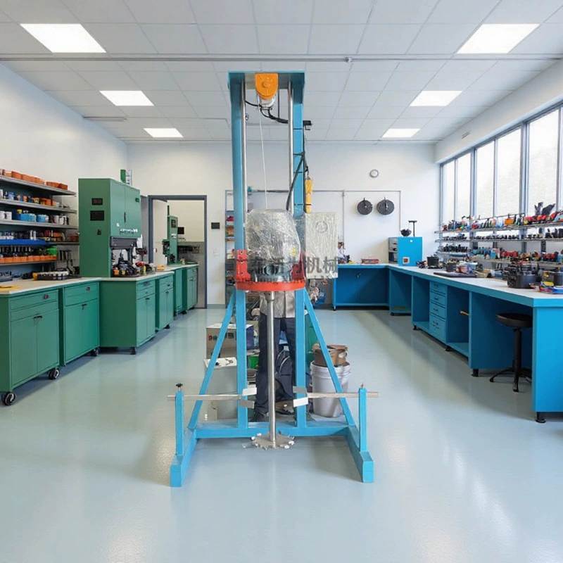 Guangdong смола растворяет смеситель простой электрический подъемный и дисперсионный станок с коробкой управления скоростью времени