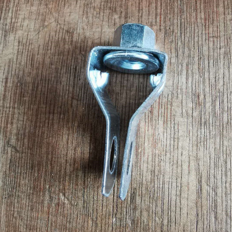 U型管卡吊环吊卡静电150DN15跨接管卡卡子钢管加厚接地DN镀锌X20