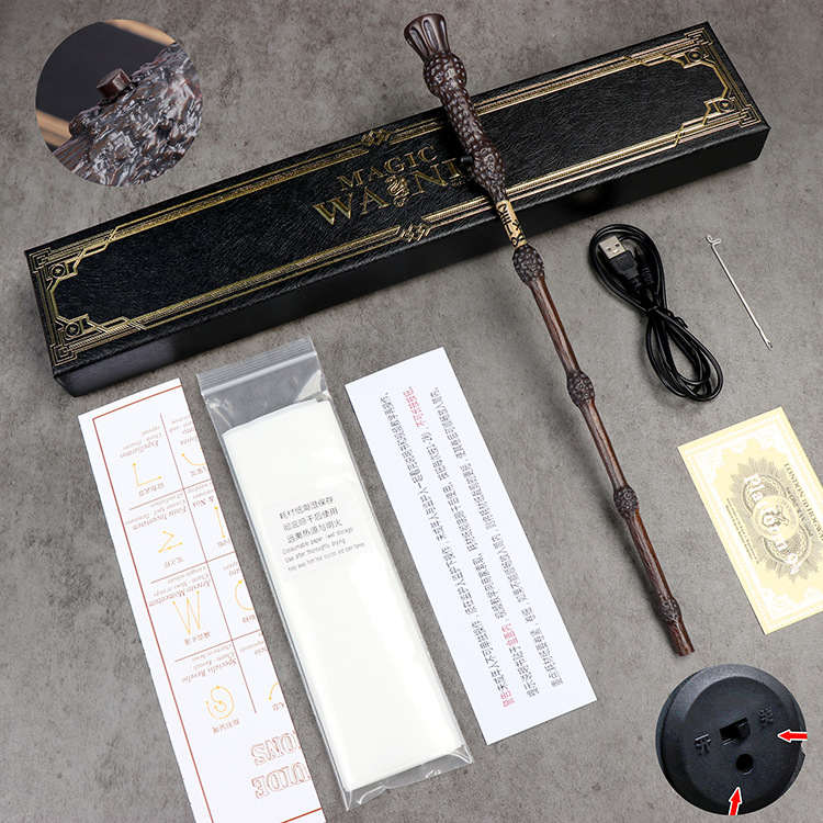 Transfronterizo nueva varita de control remoto LED vela electrónica Halloween varita mágica atmósfera decoración misterioso rendimiento apoyos