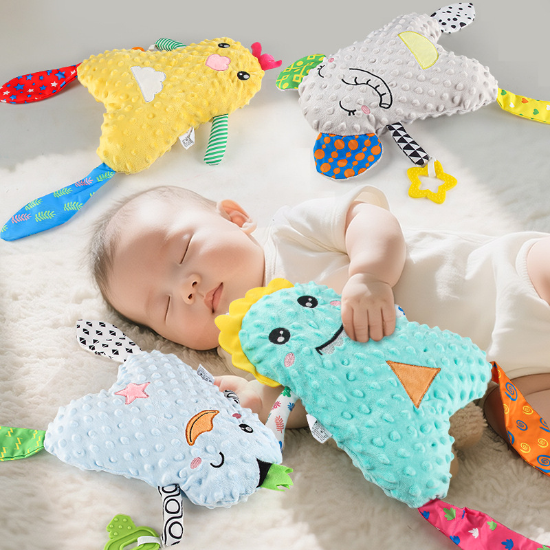 Juguetes para bebés y niños pequeños, muñecas de peluche para dormir, toallas de peluche 3D, juguetes de toallas lavables con agua