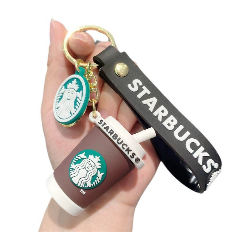 Значок-брелок Starbucks, аксессуар для рюкзака, видеоигра для ключей, подарок на день рождения, для любимых, на заказ