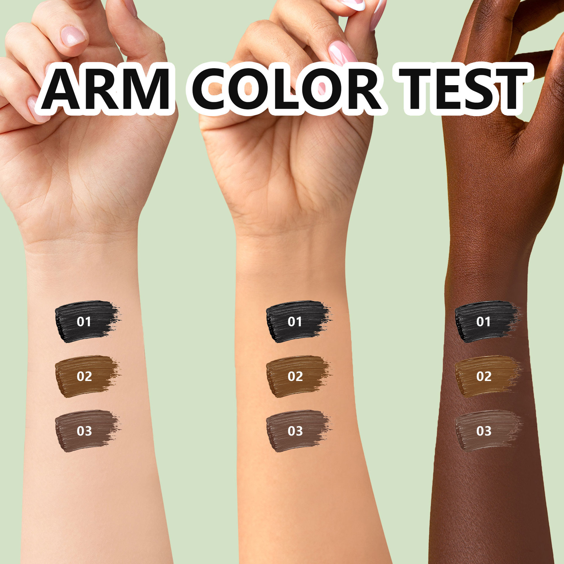 SHCOETY Cross-border 7D Mascara is waterproof, does not smudge, naturally slender, thick, long-lasting, and curls eyelashes as a base Item Picture