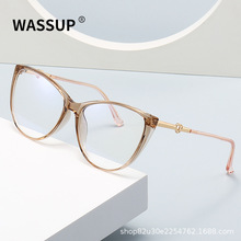 7127欧美外销眼镜框跨境外贸眼镜架猫眼时尚平光镜潮流眼镜架批发