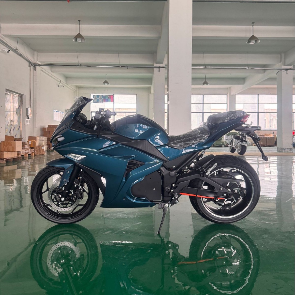 Exported to Russia: Electric motorcycle sports car V6, large racing bike, 72V high-speed electric motorcycle for adults, electric bicycle