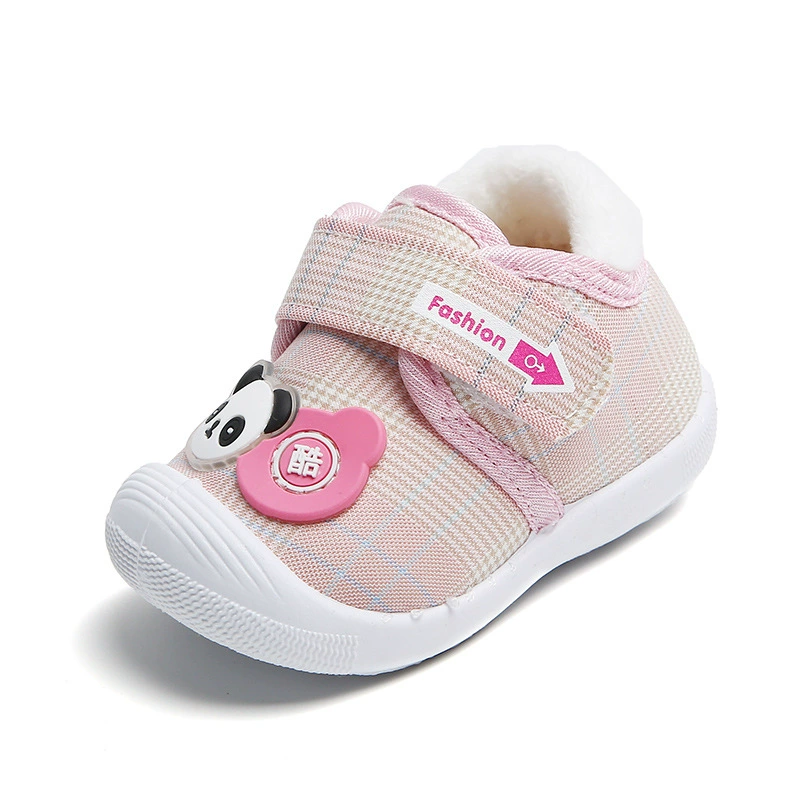 Demi-season shoes, children's cartoon keep warm footwear for early age, 0-2 years