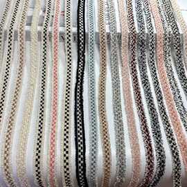 工厂直销 彩色金银线鞋材花边辅料 服装领口帽子家纺装饰辅料花边